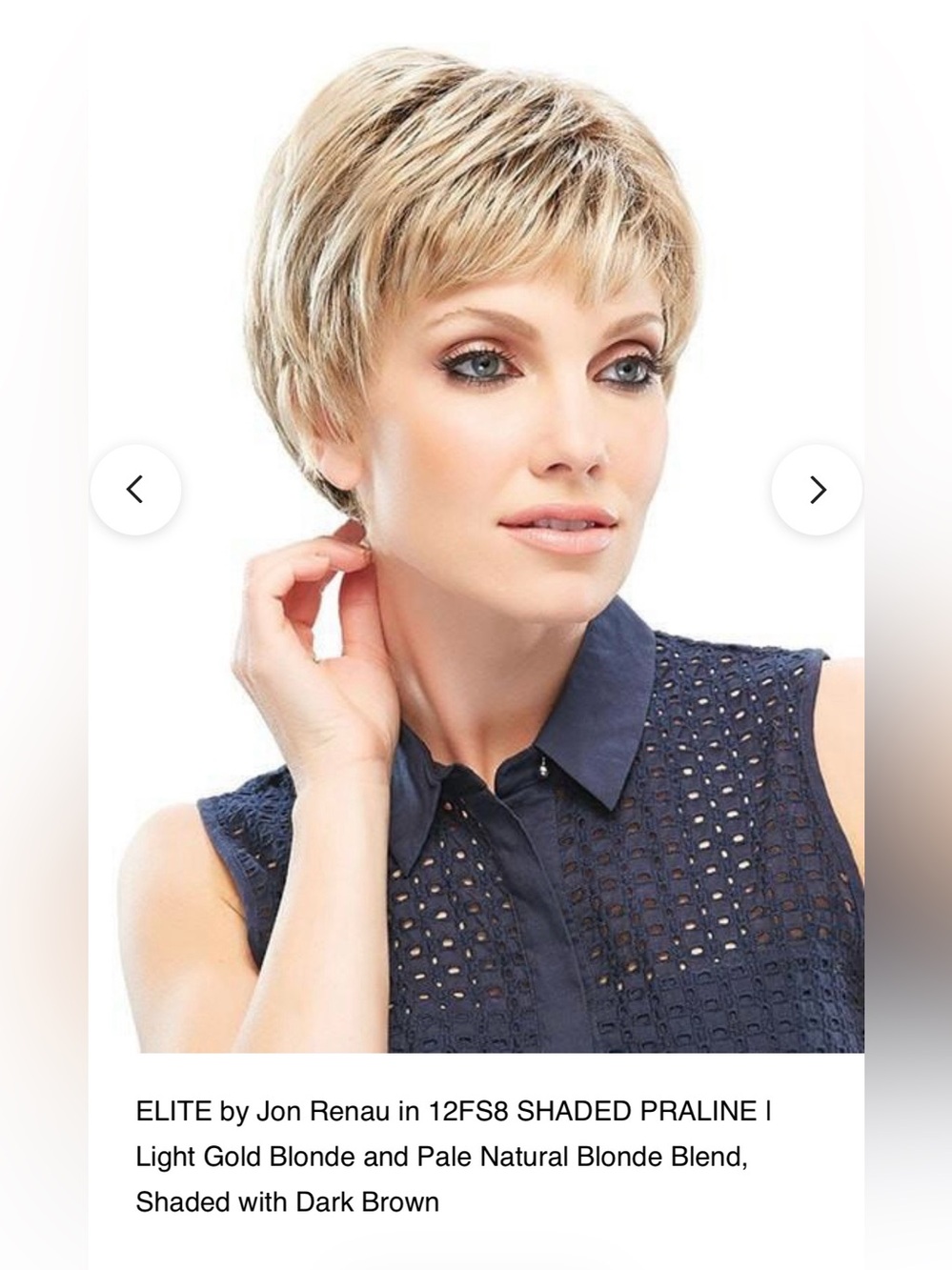 Elite- Jon Renau Wig
12FS8 Shaded Praline